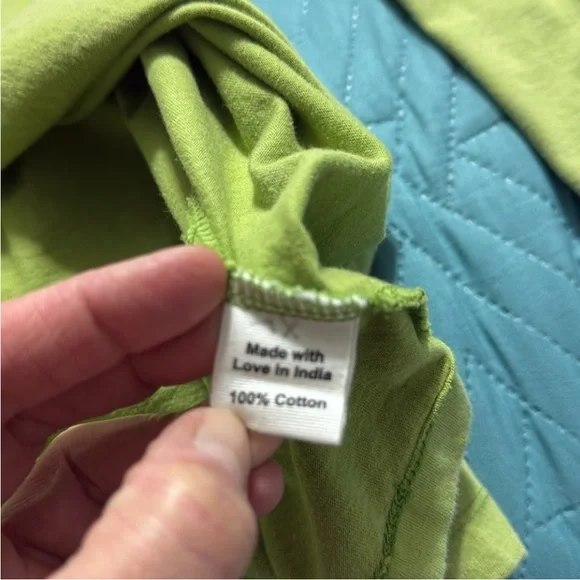 Blu Nomad Gandhi Cotton Long Sleeve Size: XL Made in India Soft Yoga Meditation - Picture 7 of 8